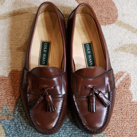 Cole Haan Other - Cole Haan brown loafers 9.5 EEE wide slip ons
